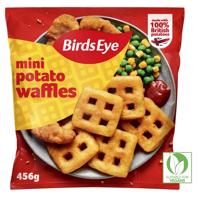 Birds Eye Mini Potato Waffles 456g - British product