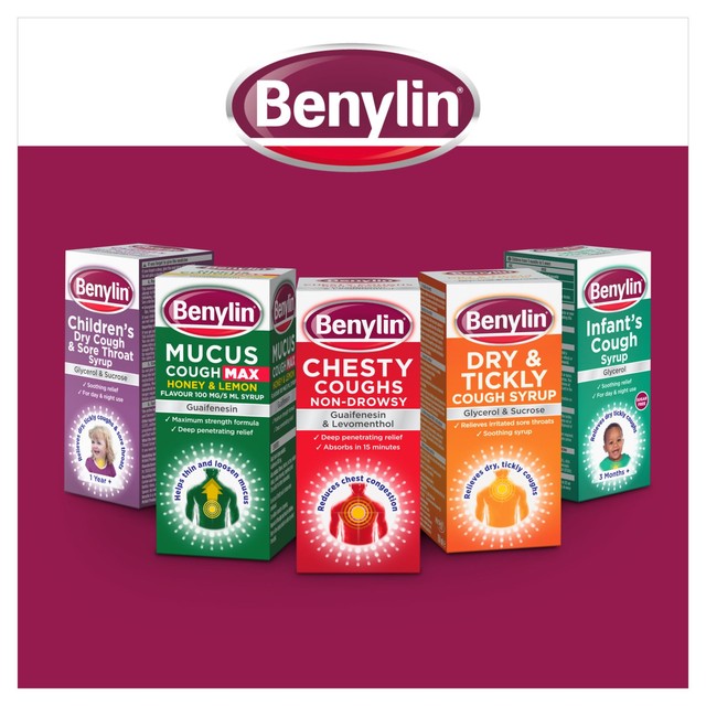 Benylin chesty cough non drowsy syrup 300ml - British product