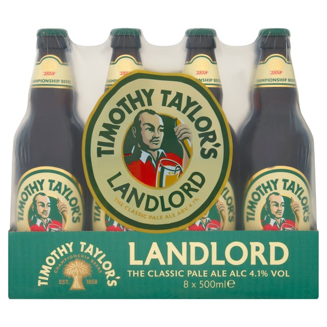 Timothy Taylor's Landlord pale ale 500ml bottle, imported from the UK