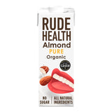 Rude Health organic unsweetened almond drink 1L, imported from the UK