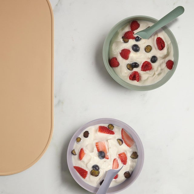 Vital Baby Silicone Suction Feeding Bowl Set - Mint