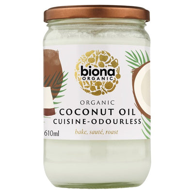 Huile de cuisine cuisine douce à l'huile de coco bio Biona 610 ml