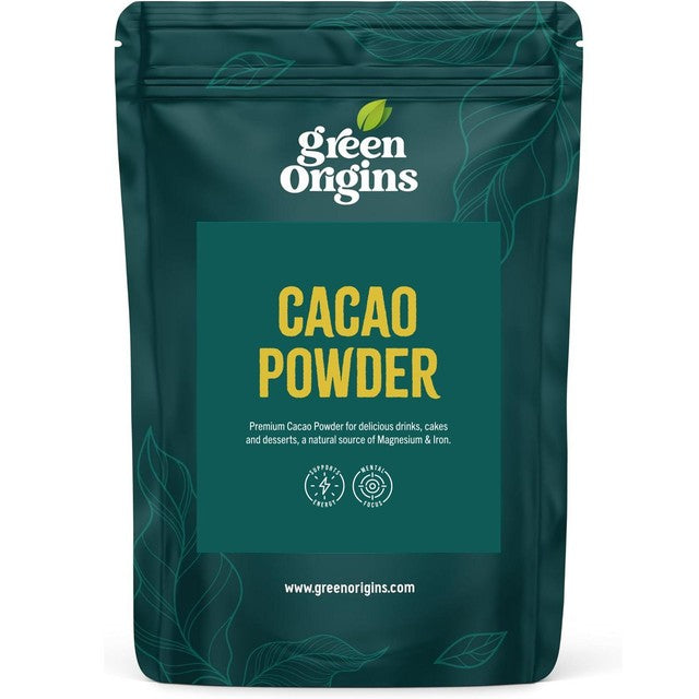 Green Origins Organic Cacao Powder 250g, UK version