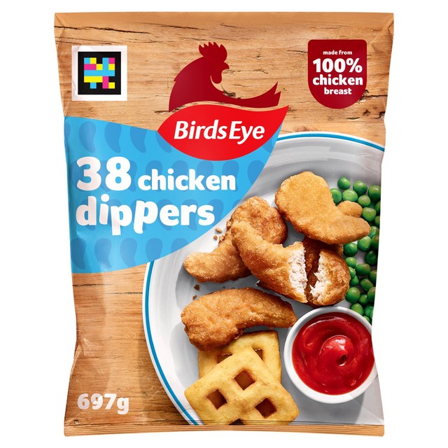 Birds Eye Crispy Chicken Dippers 697g - British product
