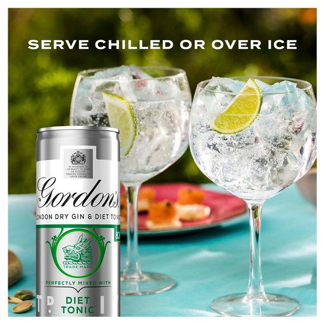 Gordon's Gin & Slimline Tonic 250ml can, UK version