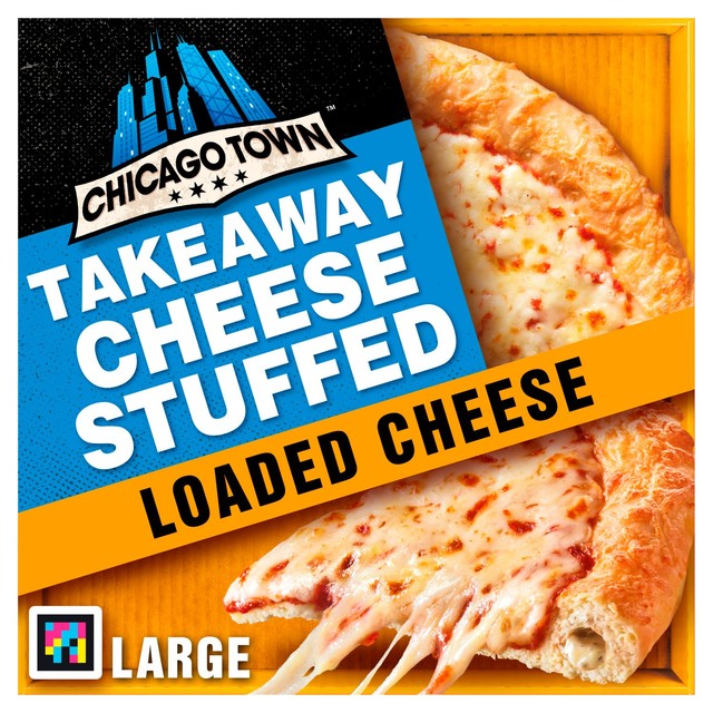 Chicago Town Cheesy Stuffed Crust Pizza Large 630g - British product