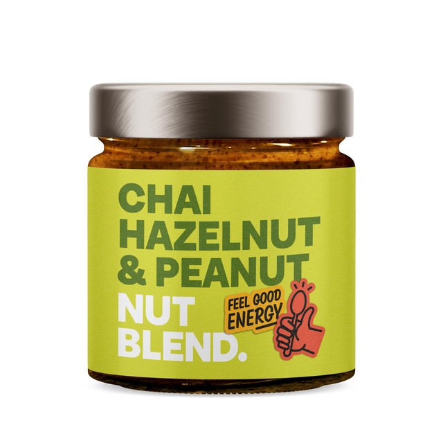 Nut Blend chai hazelnut and peanut butter 200g, imported from the UK