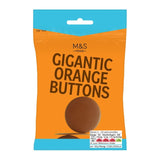 M&S orange flavoured milk chocolate buttons 150g, imported from the UK