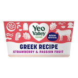 Yeo Valley Organic Greek Recipe Strawberry  Passion Fruit 150g
