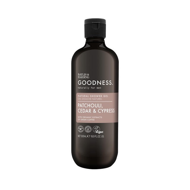 Baylis & Harding Patchouli Cedar Cypress men's shower gel 500ml - British product