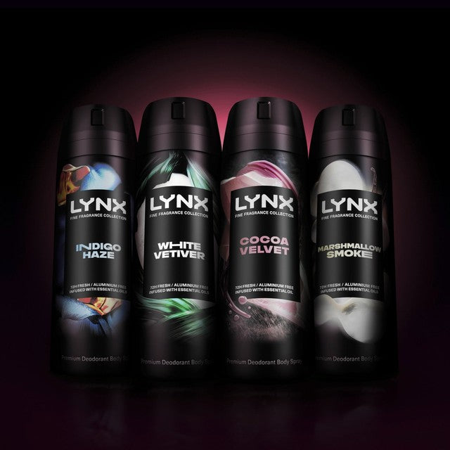 Lynx Cocoa Velvet men's deodorant body spray 150ml, UK version