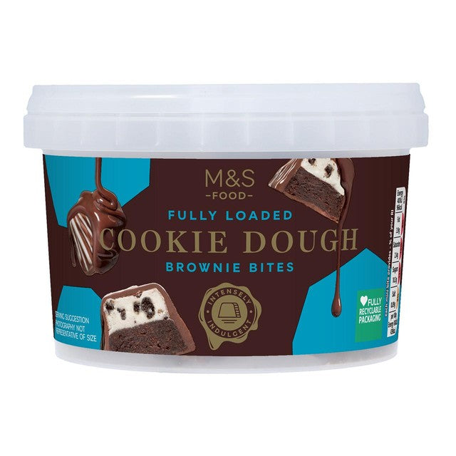 M&S cookie dough brownie bites 270g, imported from the UK