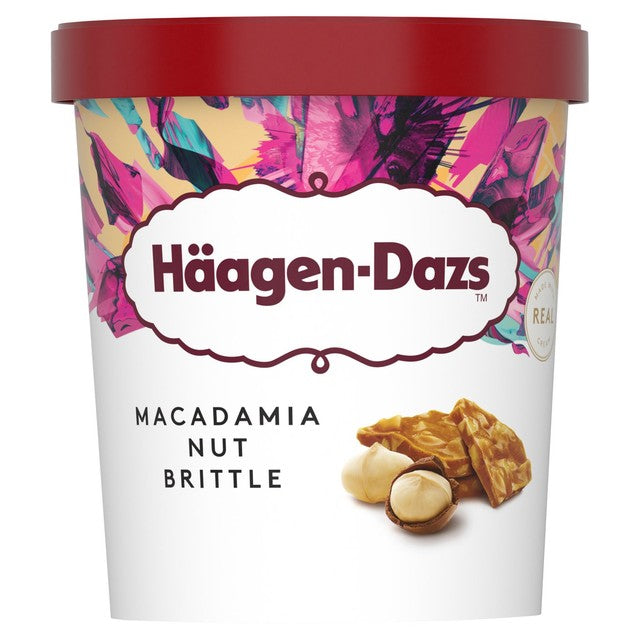 Häagen-Dazs macadamia nut brittle ice cream 460ml, UK version