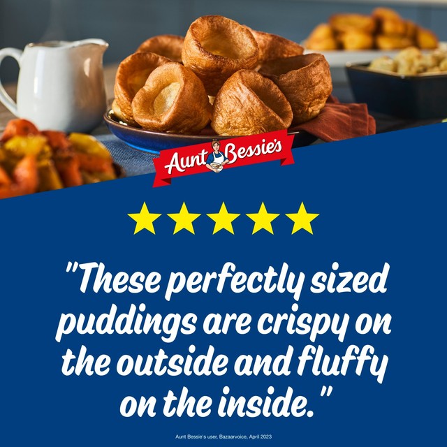 Aunt Bessie's Glorious Golden Yorkshire puddings 342g - British product