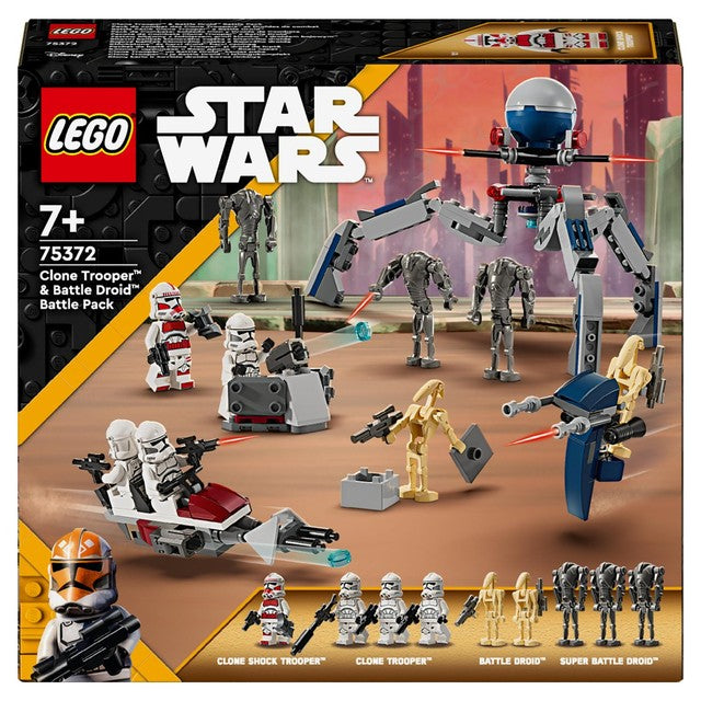 LEGO Star Wars Clone Trooper Battle Pack building toy set, UK version
