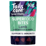 Tails Inner Vitality Superfood Bites Lamb dog treats 80g (British brand)