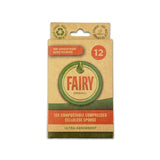 Fairy Eco Compostable Compressed Dish Cleaning Sponges 12 Pack - British product