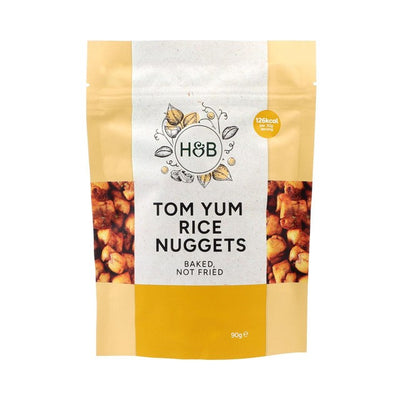 Holland & Barrett Crunchy Baked Tom Yum Rice Nuggets Snack 90g