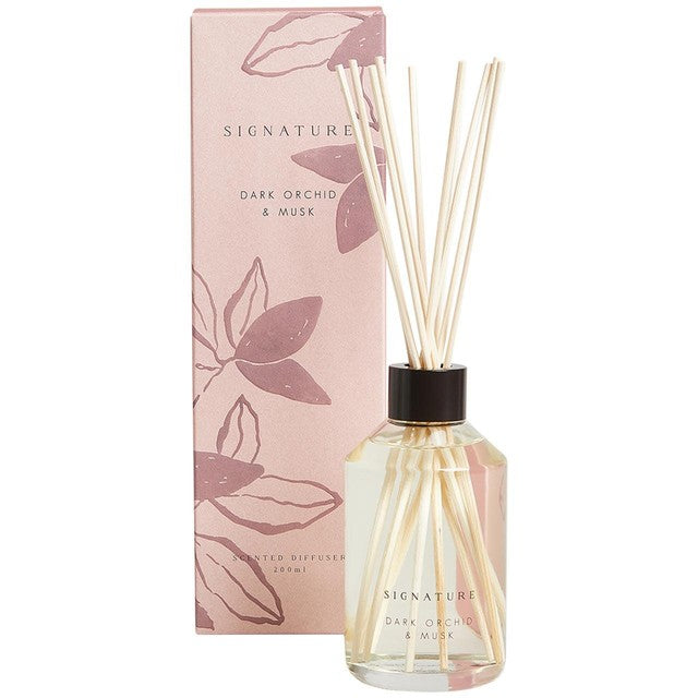 M&S Dark Orchid & Musk reed diffuser 200ml, imported from the UK
