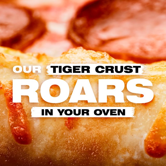 Chicago Town tiger crust double pepperoni pizza 320g - British product
