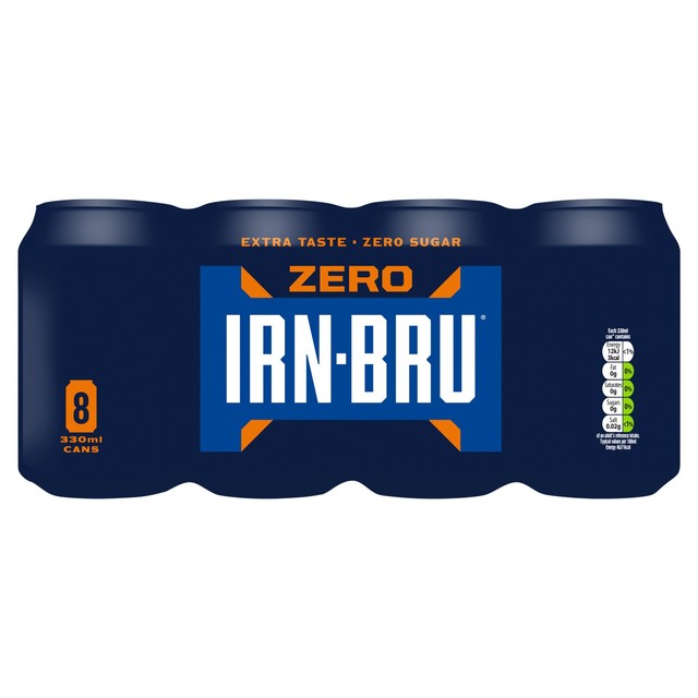 Irn-Bru Xtra Sugar Free Cola 8 x 330ml, UK version