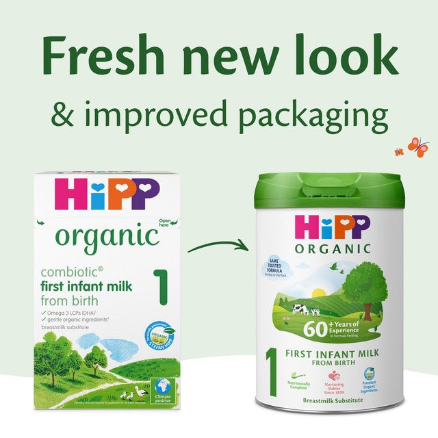 HiPP Organic First Infant Milk Powder 800g - British product
