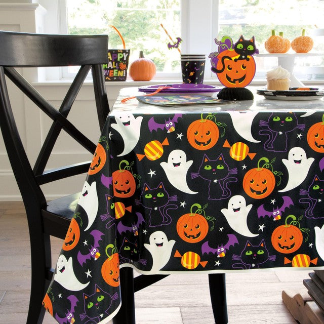 Bats & Friends Halloween Party Plastic Table Cover