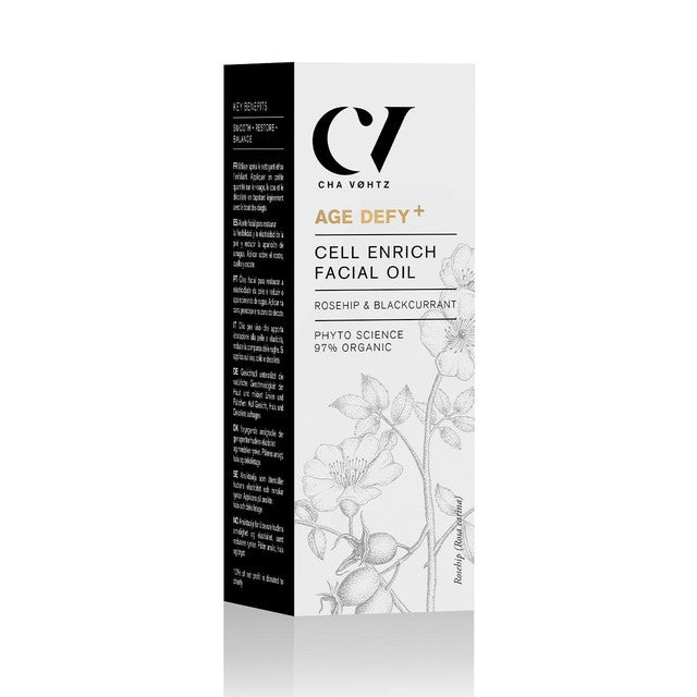 Green People Organic Facial Oil Cell Enrich Age Defy+ 30ml, UK version