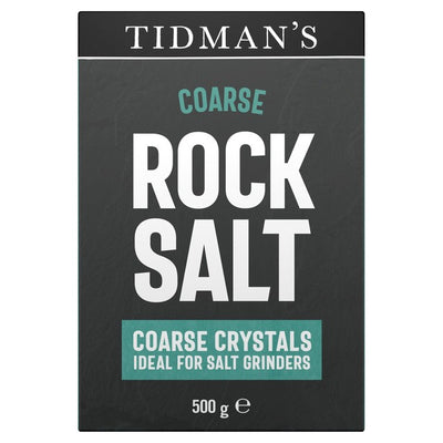 Tidman's Natural Rock Salt Coarse Crystals 500g