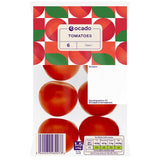 Ocado tomatoes 6 per pack, imported from the UK