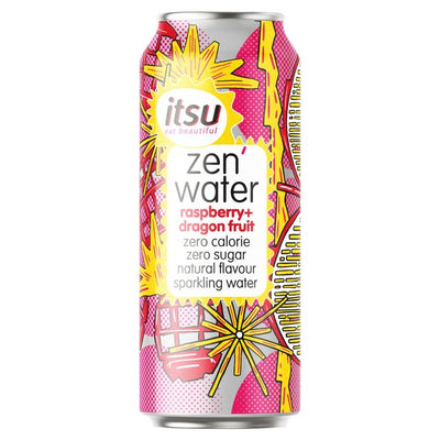 Itsu Zen Water Raspberry and Dragon Fruit Sparkling Flavoured Water 330ml