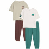 M&S Bugs pyjama set 5-6 Years Green - British product