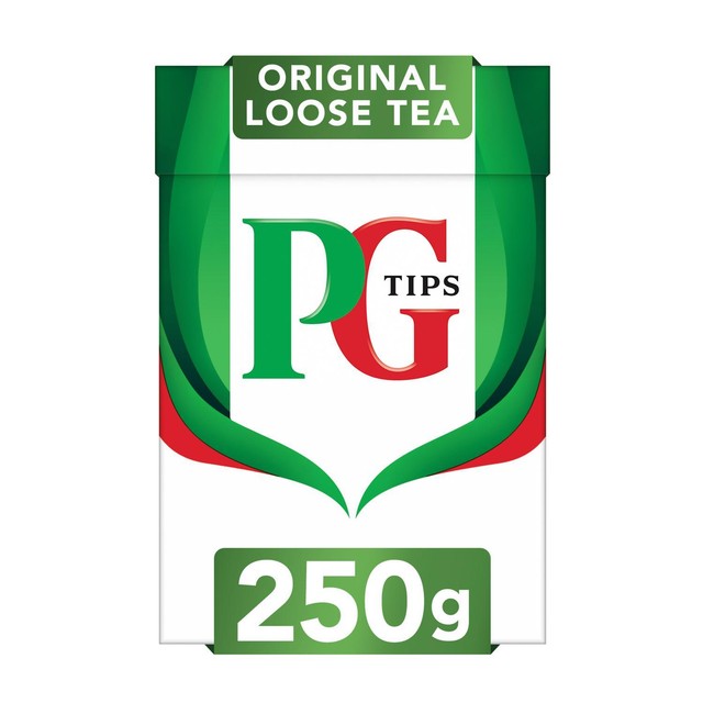 PG Tips Original Loose Leaf Black Tea 250g, imported from the UK