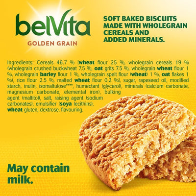 Belvita Golden Oats Bakes Frokostkjeks 5-pakning