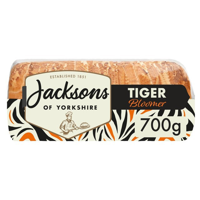Jacksons of Yorkshire Tiger Bloomer White Bread 700g (British brand)