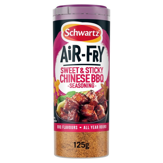 Schwartz Sweet and Sticky Chinese BBQ Seasoning Drum 125g (British brand)