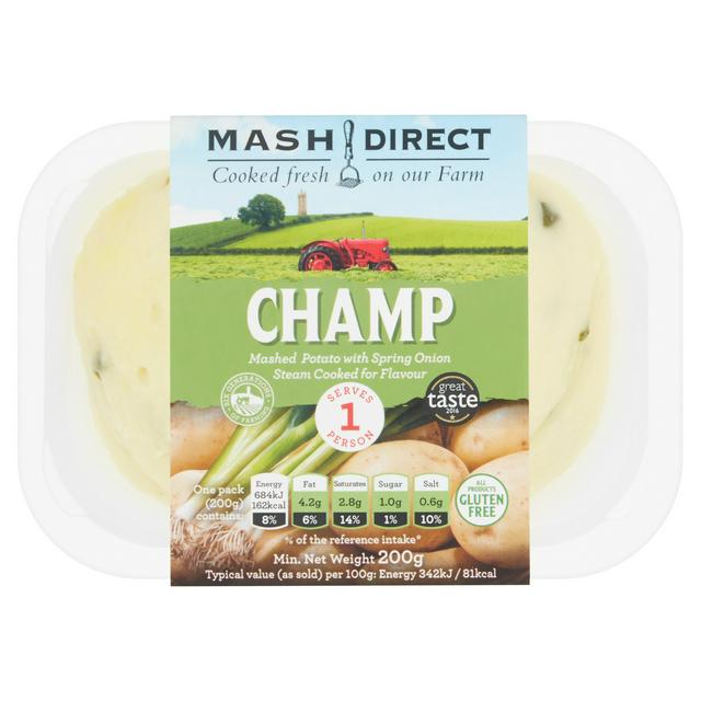 Steam Cooked Mashed Potato with Spring Onion 200g