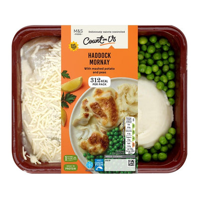 M&S Kabeljau Mornay Fertiggericht 380g
