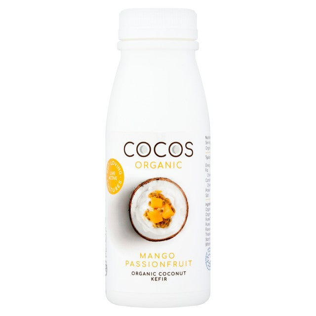COCOS Organic Mango and Passionfruit Coconut Kefir 200ml - British product