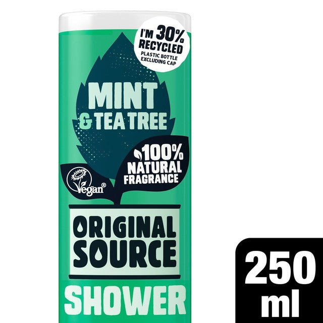 Original Source Mint & Tea Tree Shower Gel 250ml, imported from the UK