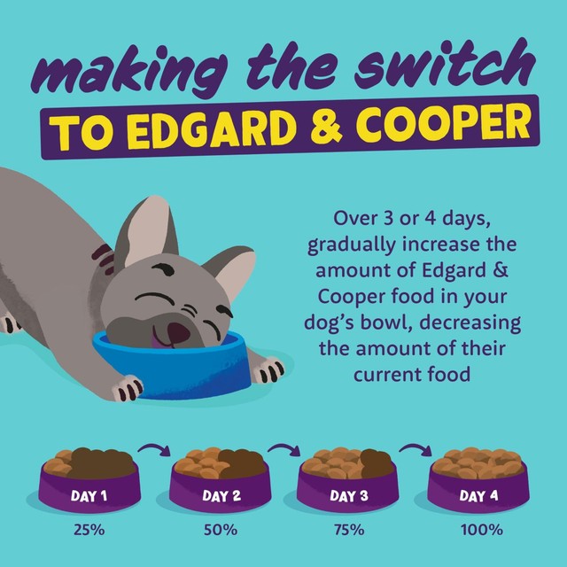 Edgard & Cooper dog wet food salmon and turkey 400g - British product