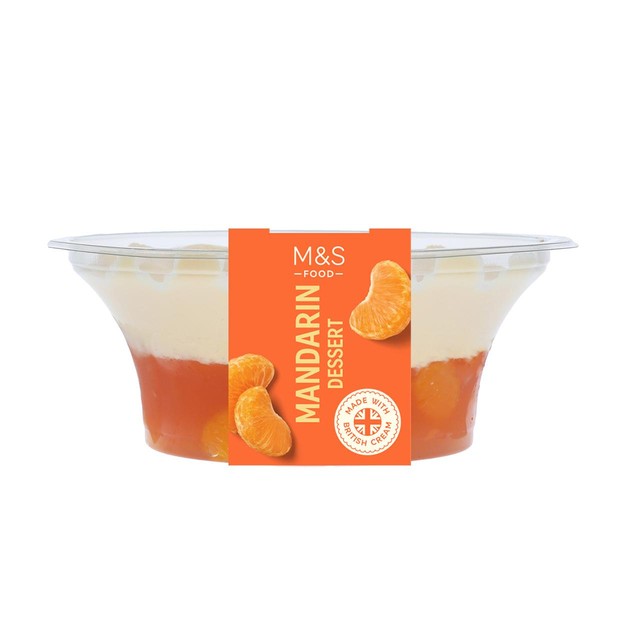 M&S Mandarin Dessert 465g, imported from the UK