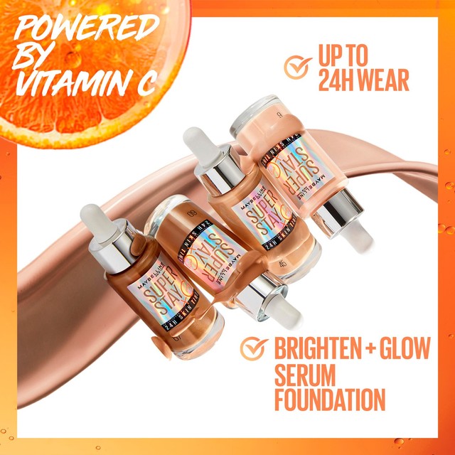 Maybelline SuperStay up to 24H Skin Tint Foundation + Vitamin C 60