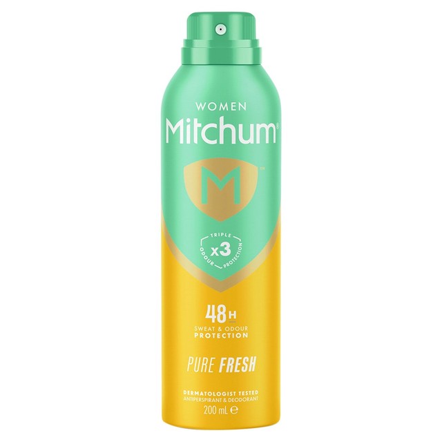 Mitchum Pure Fresh Anti-Perspirant Deodorant 200ml, imported from the UK