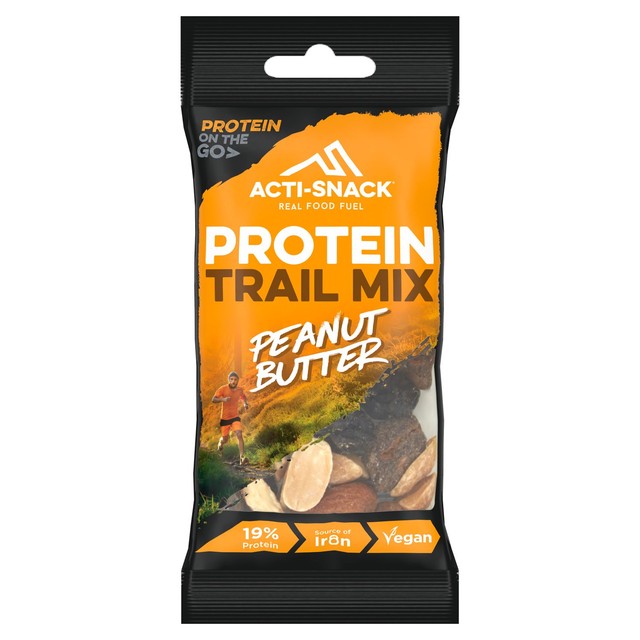 Acti-Snack dark chocolate peanut butter protein snack mix 40g - British product