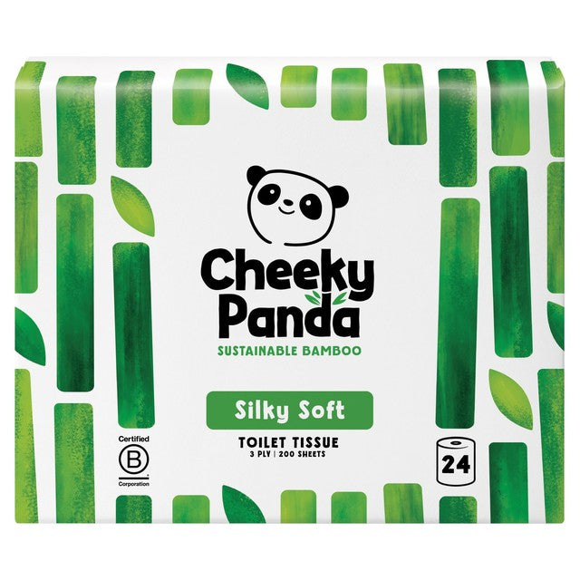 The Cheeky Panda Bamboo Toilet Tissue 24 Roll 200 Sheets - British product