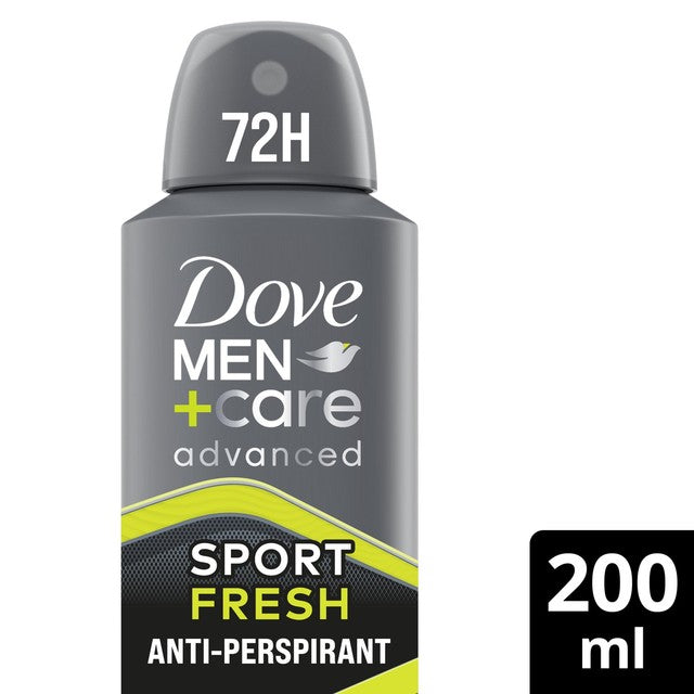 Dove Men+Care Sport Fresh Antiperspirant Spray 200ml - British product