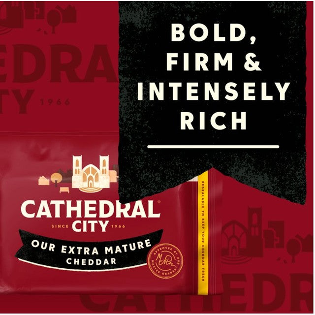 Cathedral City extra mature cheddar cheese 350g - British product