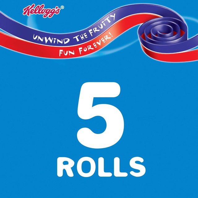 Kellogg's Winders Strawberry & Blackcurrant fruit snack roll 85g, UK version