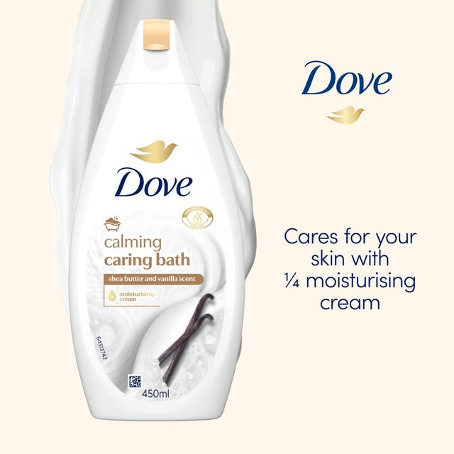 Dove Bath Cream Shea Butter Warm Vanilla 450ml - British product